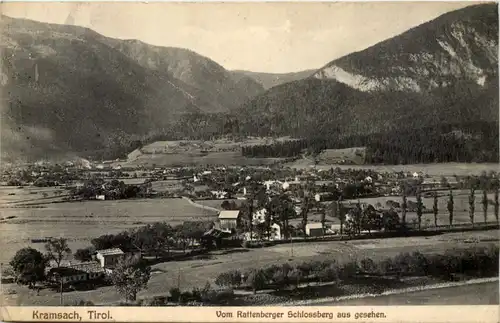 Kramsach, Unterinntal, vom Rattenberger Schlossberg aus gesehen -538236