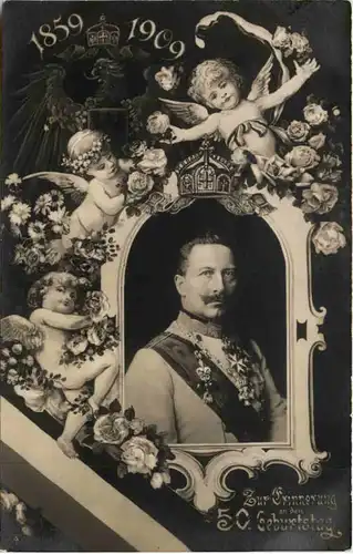 Kaiser Wilhelm II - 50. Geburtstag -656416
