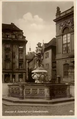 Dresden, Jüdenhof mit Türkenbrunnen -538736