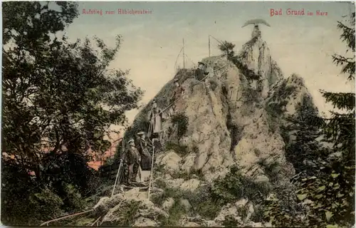 Bad Grund im Harz, Aufstieg zum Hübichenstein -538916