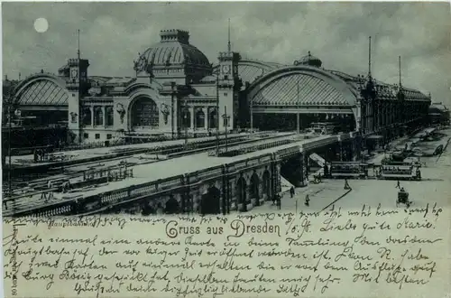 Gruss aus Dresden - Hauptbahnhof -656770