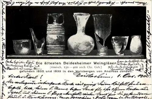 Deidesheim - Die ältesten Weingläser -656164