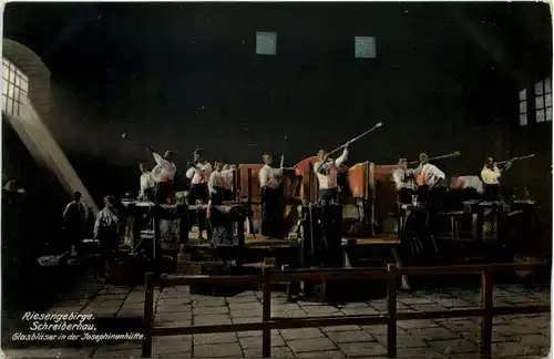 Riesengebirge Schreiberhau - Glasbläser in der Josephinenhütte -656224