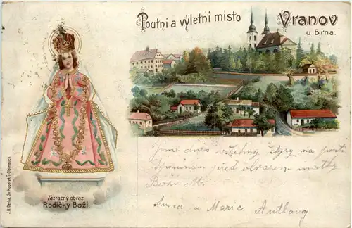 Poutni a vyletni misto Vranova u Brna - Litho -656874