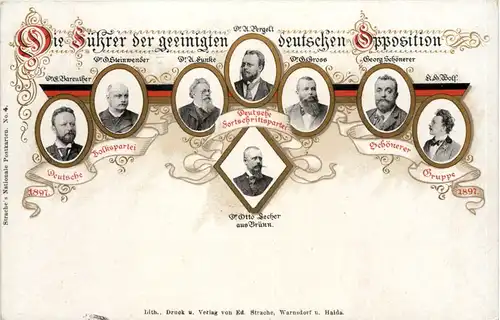 Die Führer der geeinigten deutschen Opposition -657494