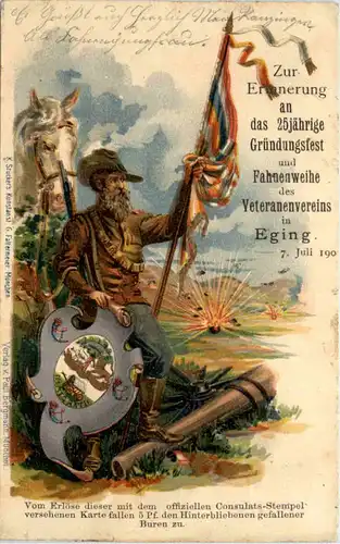 Eging - 25jähriges Gründungsfest des Veteranenvereins Buren 1901 -657570
