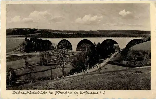 Reichsautobahnbrücke im Göltzschtal bei Weissensand -69926