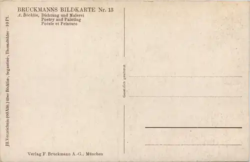 Künstler A. Böcklin - Dichtung und Malerei -658392