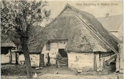 Altes Rauchhaus im Seebad Horst -658322
