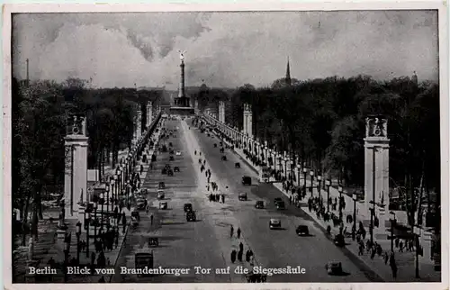 Berlin - Blick vom Brandenburger Tor - 3. Reich -658486