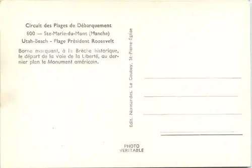 Ste-Marie-du-Mont - Circuit des Plages de Debarquement - Utah Beach -658562