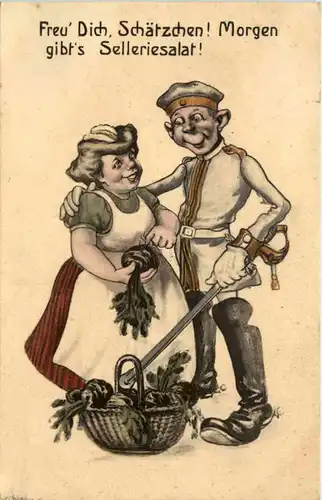 Humor - Morgen gibt es Selleriesalat -658736