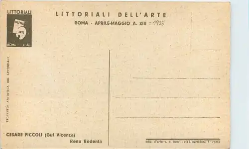 Roma - Littoriali Dell Arte 1935 - Cesare Piccoli -658702