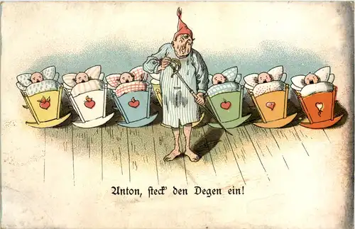 Humor - Anton steck den Degen ein -658734