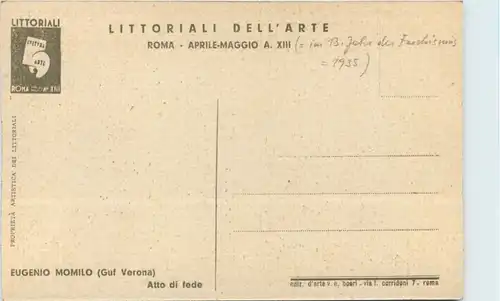 Roma - Littoriali Dell Arte 1935 - Eugenio Momilo -658704