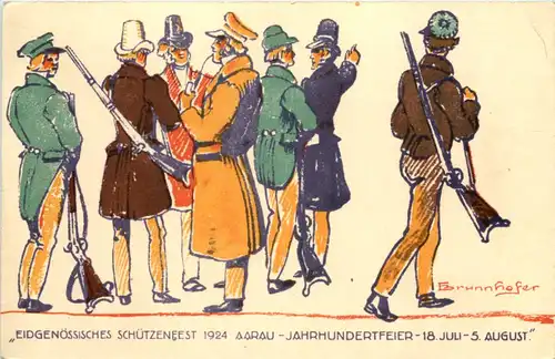 Aarau - Eidgenössisches Schützenfest 1924 -658718