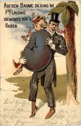 Humor - Auf dem Baume da hing ne Pflaume -658946