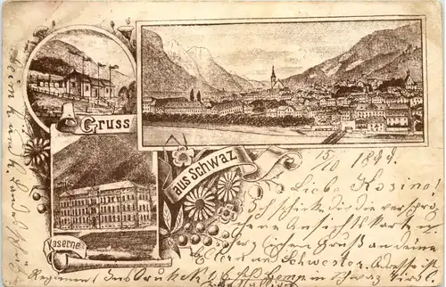 Gruss aus Schwaz - Litho -658882