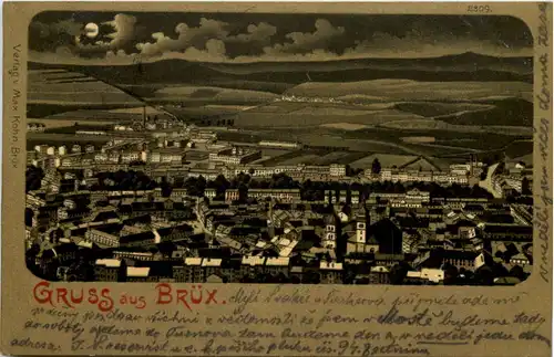 Gruss aus Brüx - Litho - Most -658876