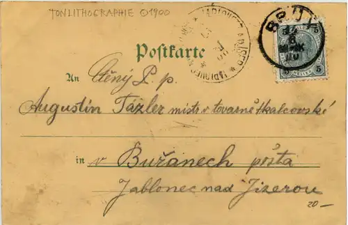 Gruss aus Brüx - Litho - Most -658876