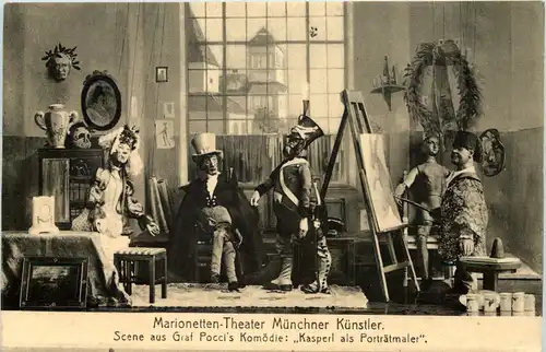 München - Marionetten Theater Münchner Künstler -659172