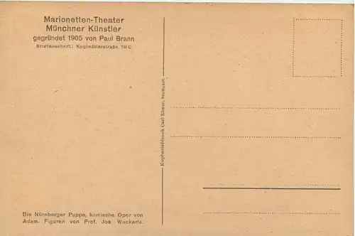 München - Marionetten Theater Münchner Künstler -659190