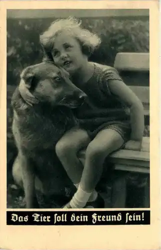 Österreichischer Tierschutzverein - Kind mit Hund -659100