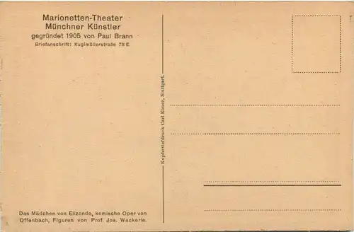 München - Marionetten Theater Münchner Künstler -659186