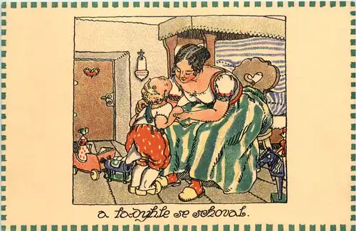 Künstler AK - M. Fischerova-Kvechova -659242