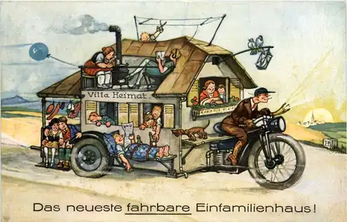 Humor - Das neue fahrbare Einfamilienhaus -659306