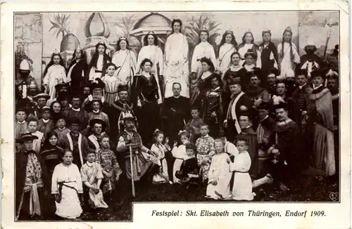 Endorf - Festspiel Skt. Elisabeth von Thüringen 1909 - Sundern -659400