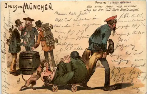 Gruss aus München - Bier - Humor -659294