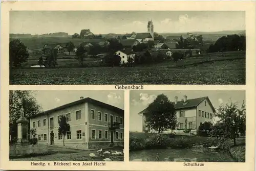 Gebensbach - Bäckerei von Josef Hecht - Taufkirchen -659548