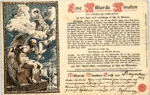 Eine Milliarde Minuten seit Christi Geburt -659656