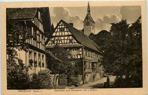 Waldulm - Gasthaus und Metzgerei von I. Eichin - Kappelrodeck -659760