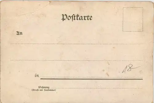 Gross-Deutschland - Zukunfts Traumbild - Litho -659634