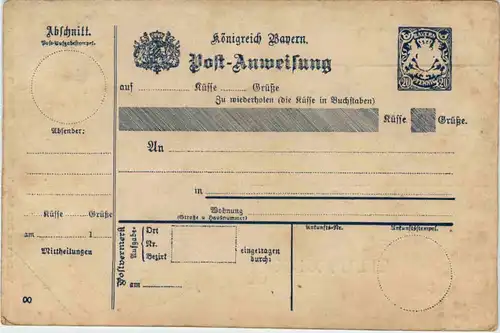 Post-Anweisung Bayern -659638