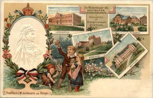 Waisenhäuser Osnabrück Canth Wittlich Römhild - Litho -659712