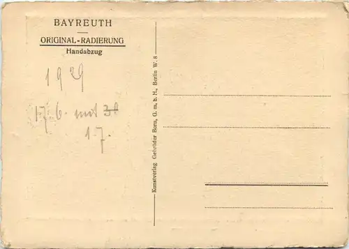 Bayreuth - Radierung -659886