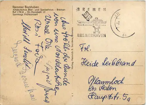 Bremen - Remmer Bierstuben -659970