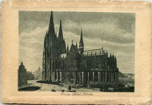 Köln - Dom Süd - Radierung -660116