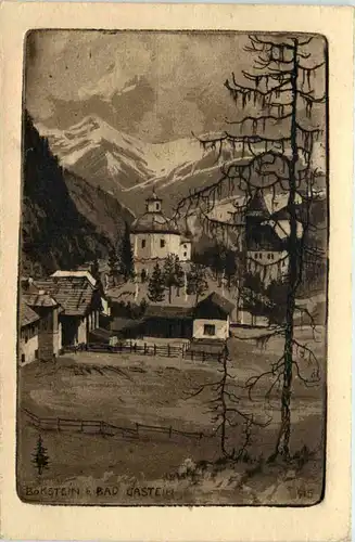 Bökstein bei Bad Gastein - Radierung -660066