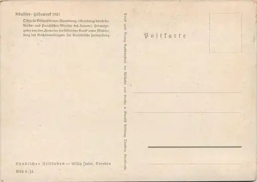 Künstler Hilfswerk 1937 - sign Jahn -660024