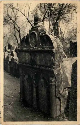 Praha - Zidovsky hrbitov - Rabbi Löw - Judaika -660062
