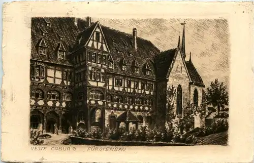 Veste Coburg - Radierung -660204