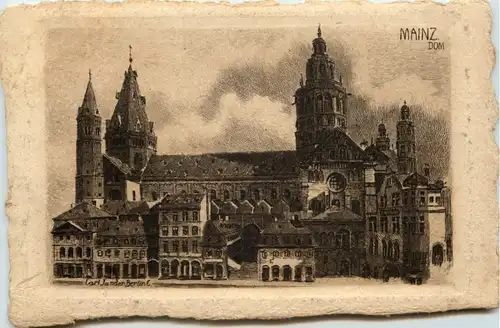 Mainz Dom - Radierung -660218