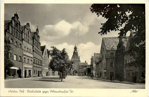 Weiden - Stadtplatz gegen Vohenstrausser Tor -660304