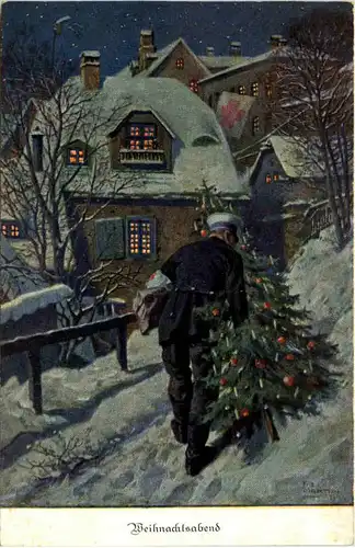 Künstler Fritz Martin - Weihnachten -660274