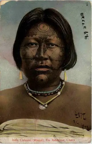 India Caduveo - Mbaya - Rio Nabileque - Chaco -660400