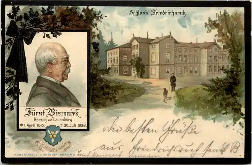 Fürst Bismarck - Friedrichsruh - Litho -660396